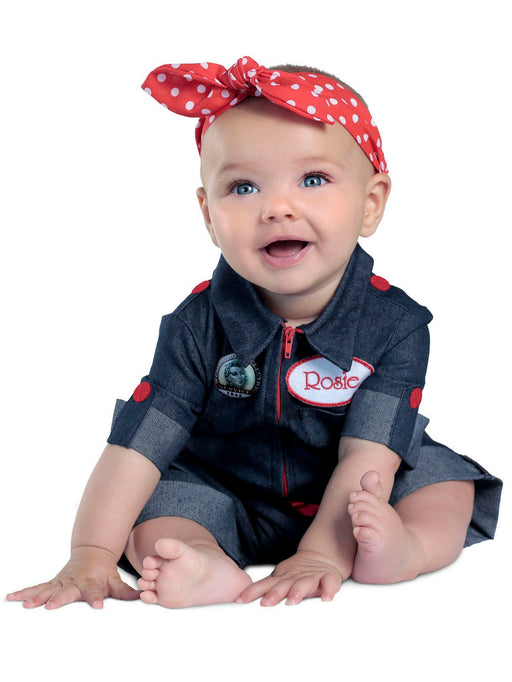 Baby/Toddler Newborn Rosie the Riveter Costume - costumesupercenter.com