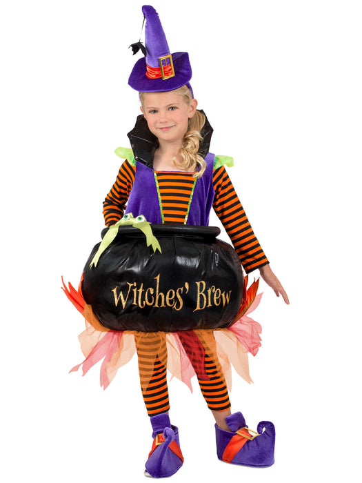 Cauldron Witch Costume for Girls - costumesupercenter.com