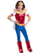 Girls Premium DC Super Hero Wonder Woman Costume - costumesupercenter.com