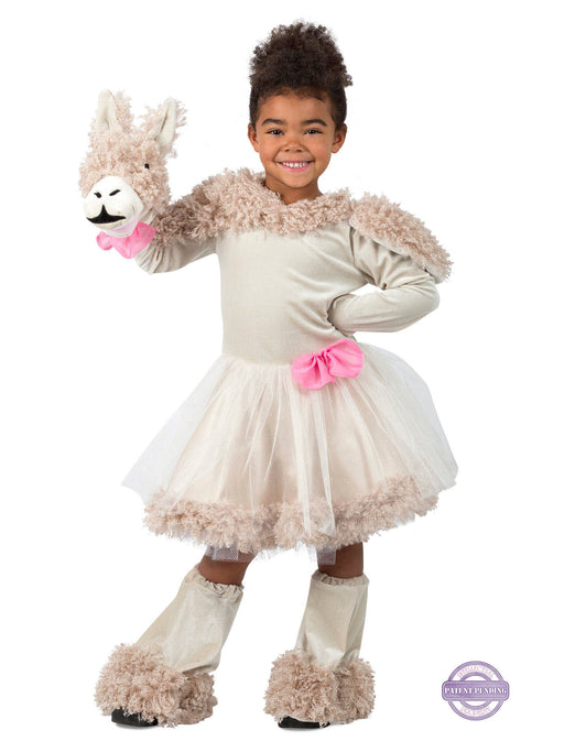 Playful Puppet Llama Costume for Girls - costumesupercenter.com