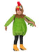 Baby/Toddler Green Rooster Costume - costumesupercenter.com
