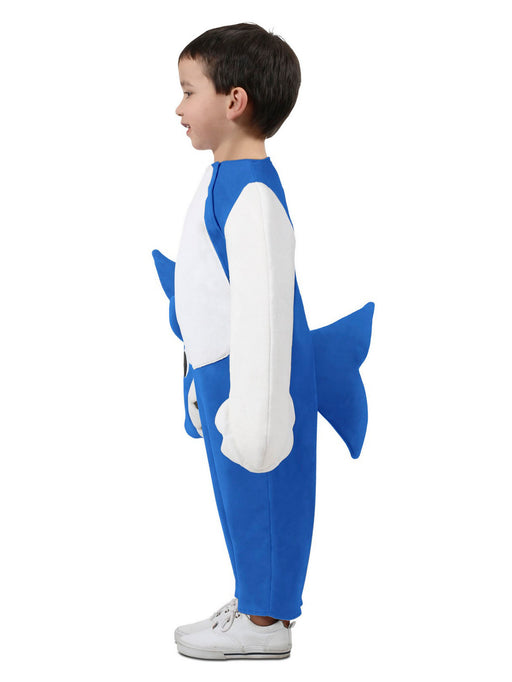 Hilarious Kid's Chompin' Daddy Shark Costume with Sound Chip - costumesupercenter.com