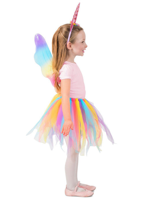 Girl's Unicorn Skirt Set Costume - costumesupercenter.com