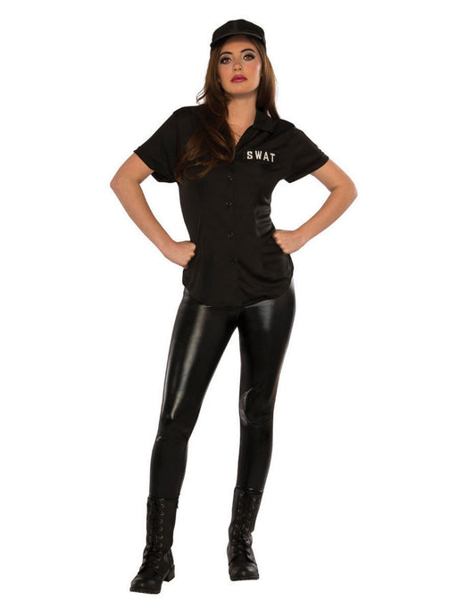 Adult SWAT Shirt Costume - costumesupercenter.com