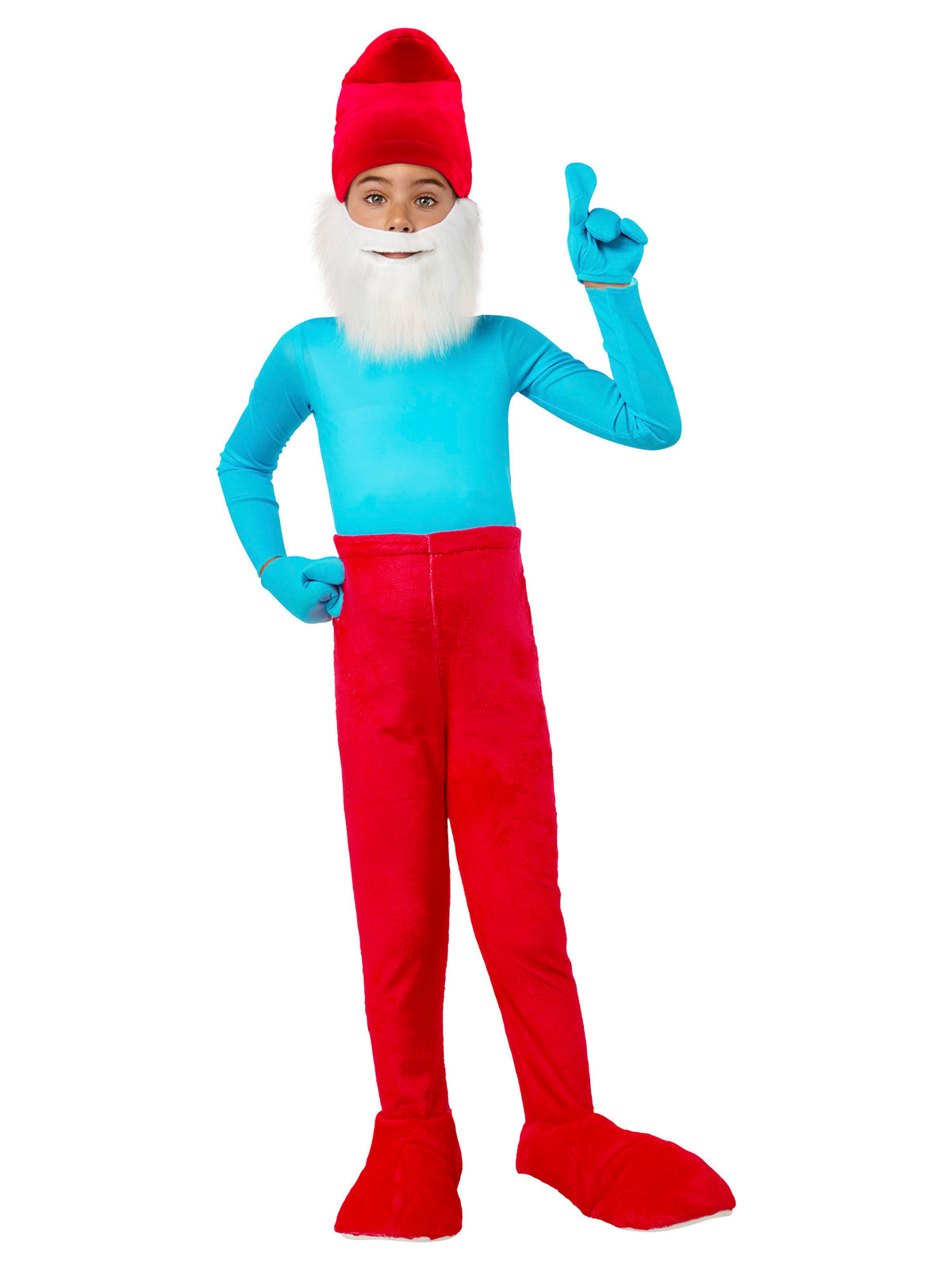 Kids The Smurfs Papa Smurf Costume — Costume Super Center