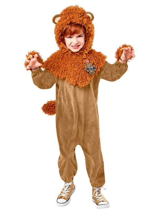 Boys' Wizard Of Oz Cowardly Lion Costume - Deluxe - costumesupercenter.com