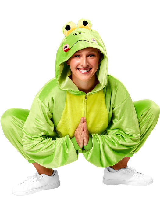 Adult Comfywear Frog Costume - costumesupercenter.com