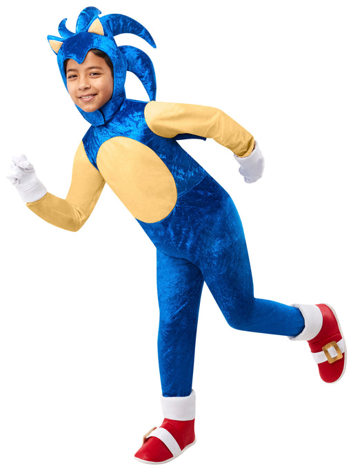 Boys' Sonic the Hedgehog Plush Costume - Deluxe - costumesupercenter.com