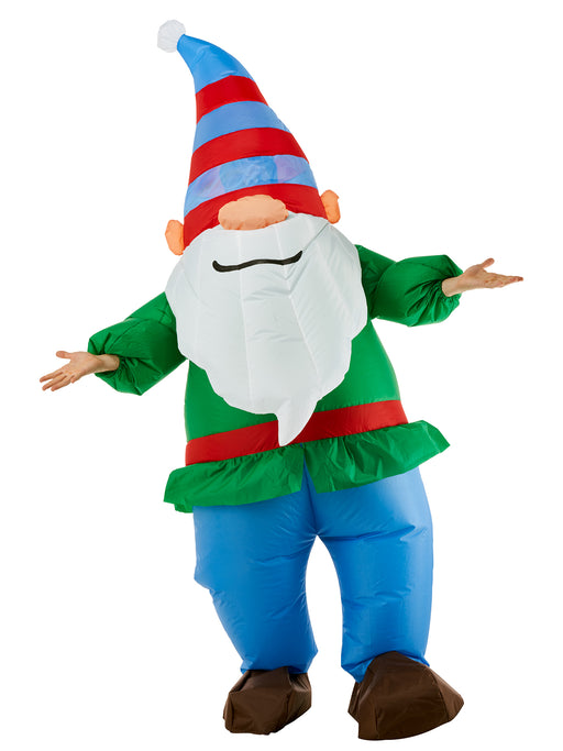 Adult Garden Gnome Inflatable Costume - costumesupercenter.com