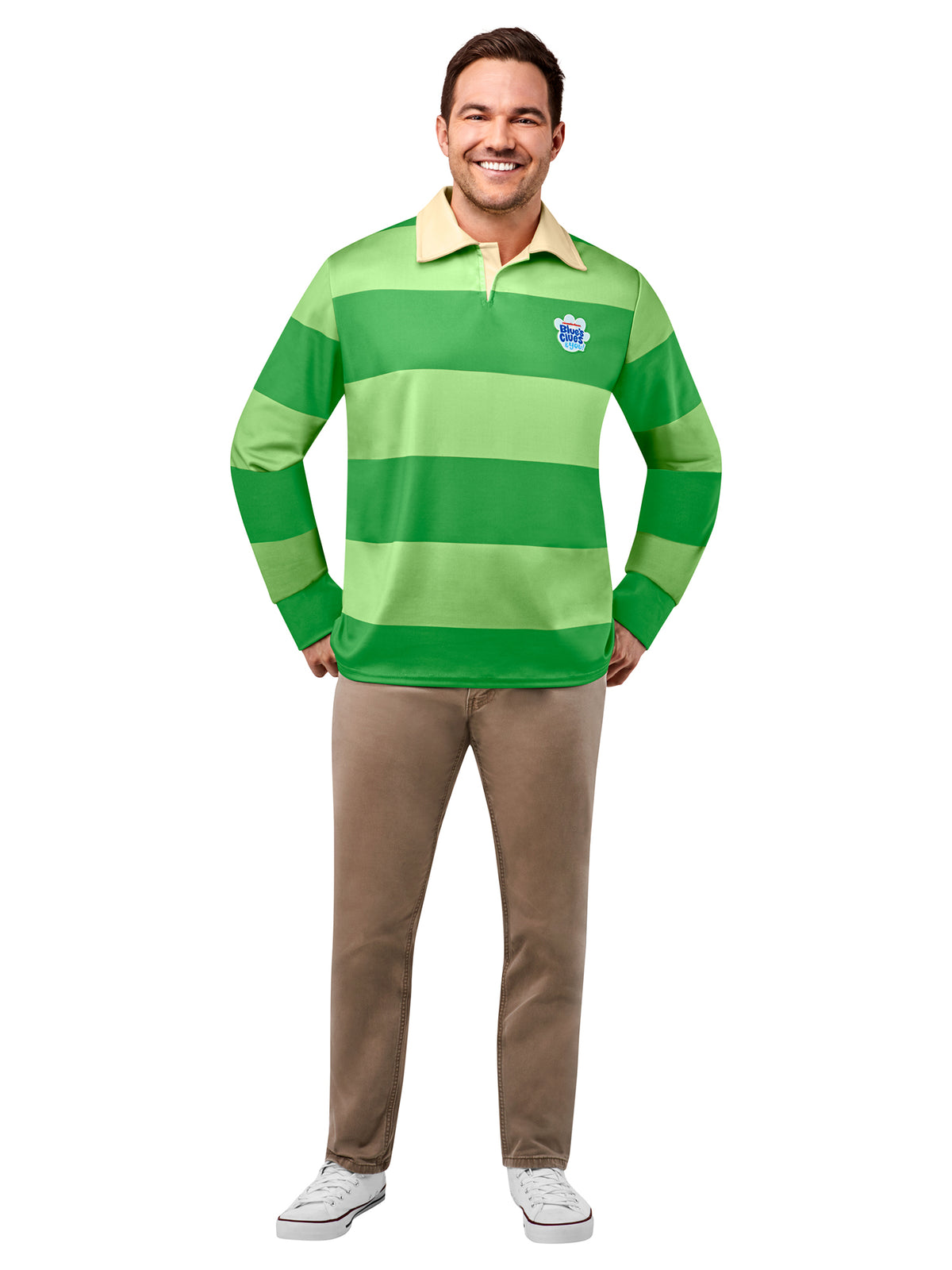 Men's Blue's Clues Steve Top — Costume Super Center