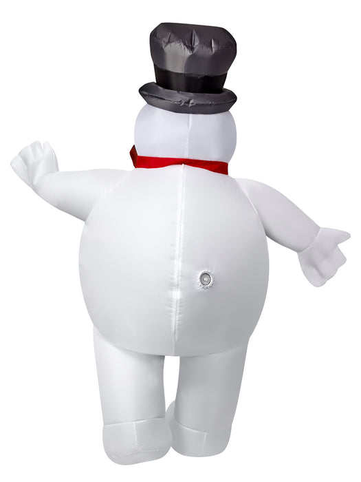 Adult Frosty the Snowman Inflatable Costume - costumesupercenter.com