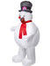Adult Frosty the Snowman Inflatable Costume - costumesupercenter.com