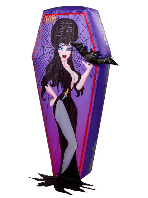 6 Foot Elvira Halloween Inflatable Lawn Decoration - costumesupercenter.com