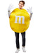 Adult Yellow M&M's Costume - costumesupercenter.com