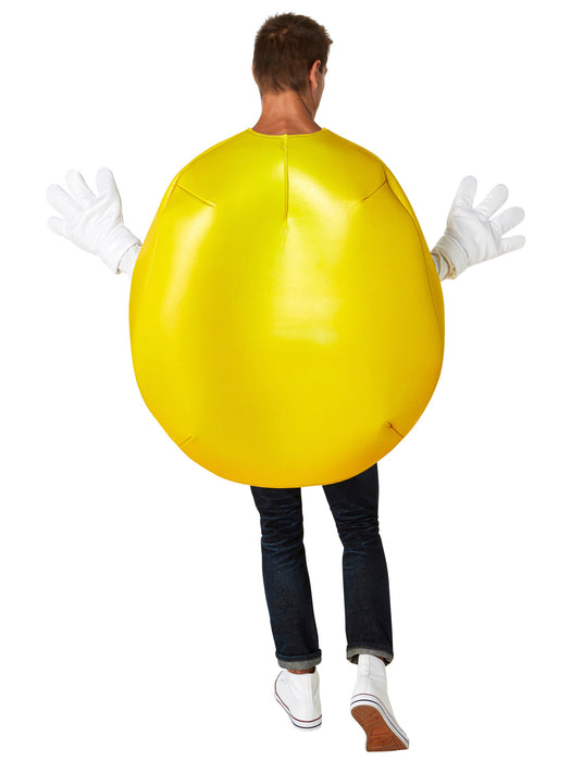 Adult Yellow M&M's Costume - costumesupercenter.com