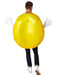 Adult Yellow M&M's Costume - costumesupercenter.com
