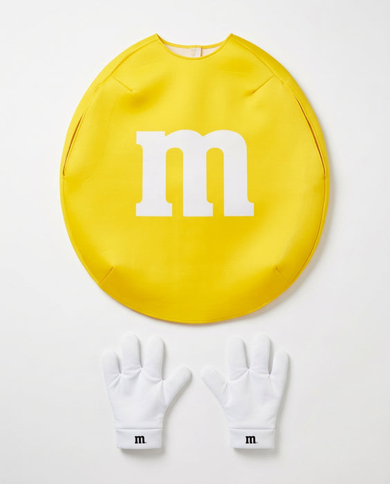 Adult Yellow M&M's Costume - costumesupercenter.com