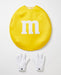 Adult Yellow M&M's Costume - costumesupercenter.com