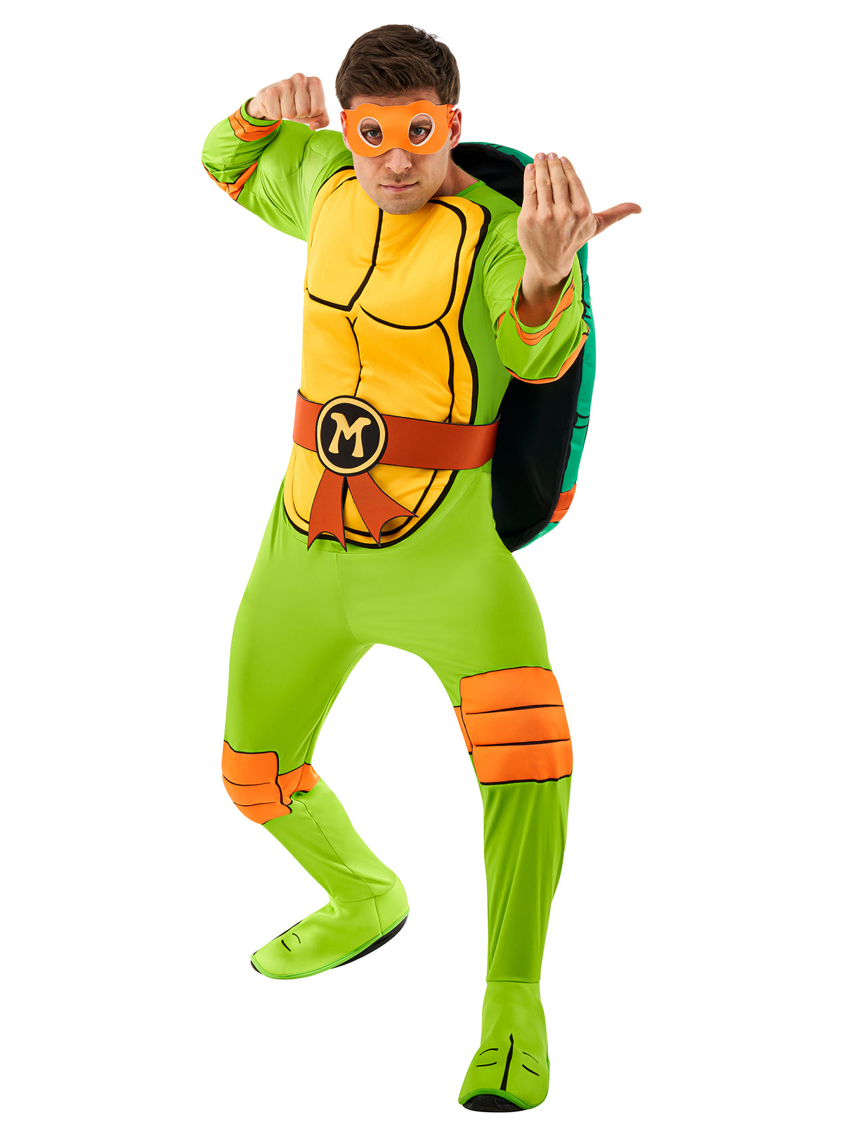 Men's Teenage Mutant Ninja Turtles Michelangelo Costume Deluxe