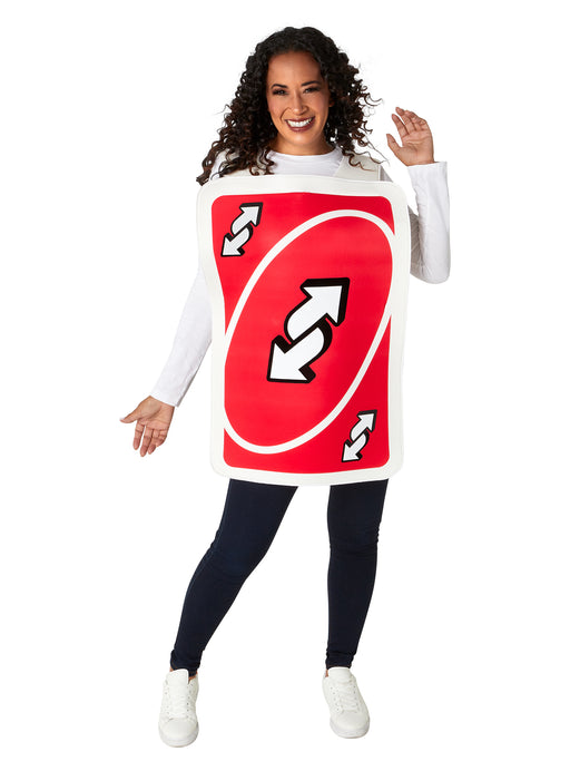 Adult Mattel Uno Reverse Card Costume - costumesupercenter.com