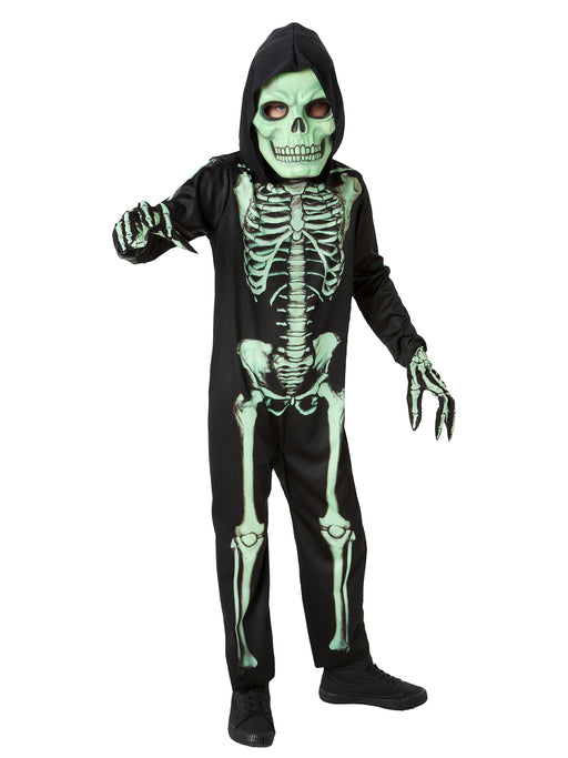 Boys' Glow in the Dark Skeleton Costume - costumesupercenter.com