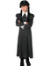 Girls' Polka Dot Wednesday Addams Dress - costumesupercenter.com
