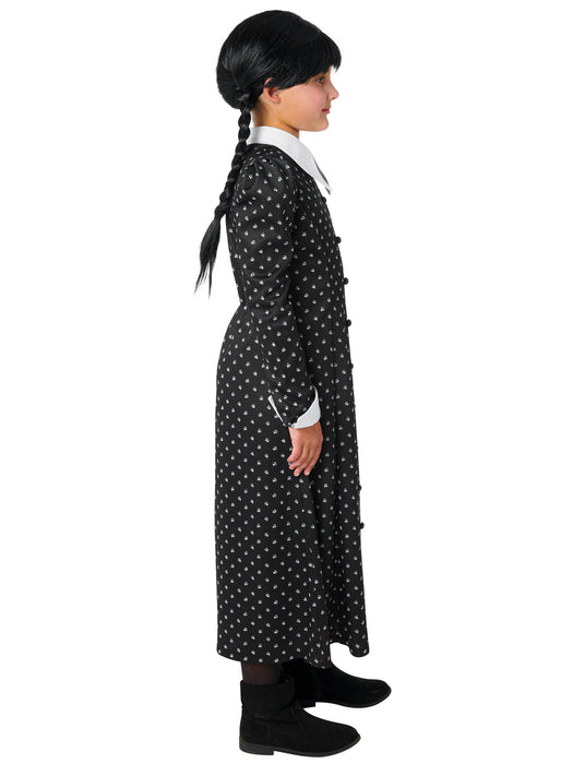 Girls' Polka Dot Wednesday Addams Dress - costumesupercenter.com