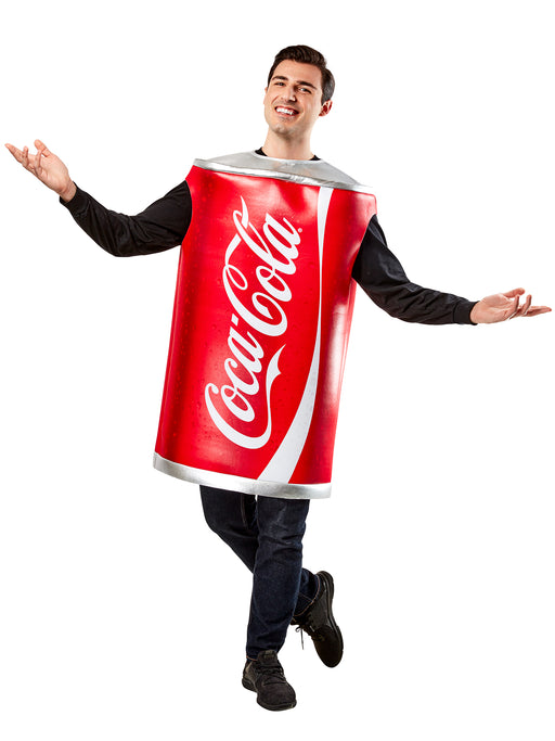 Adult Coca-Cola Can Costume - costumesupercenter.com