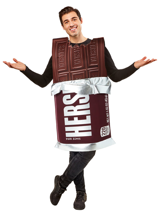 Adult Hershey's Chocolate Bar Costume - costumesupercenter.com