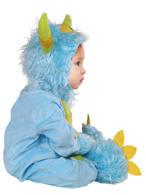 Blue Fluffy Monster Costume for Babies and Toddlers - costumesupercenter.com