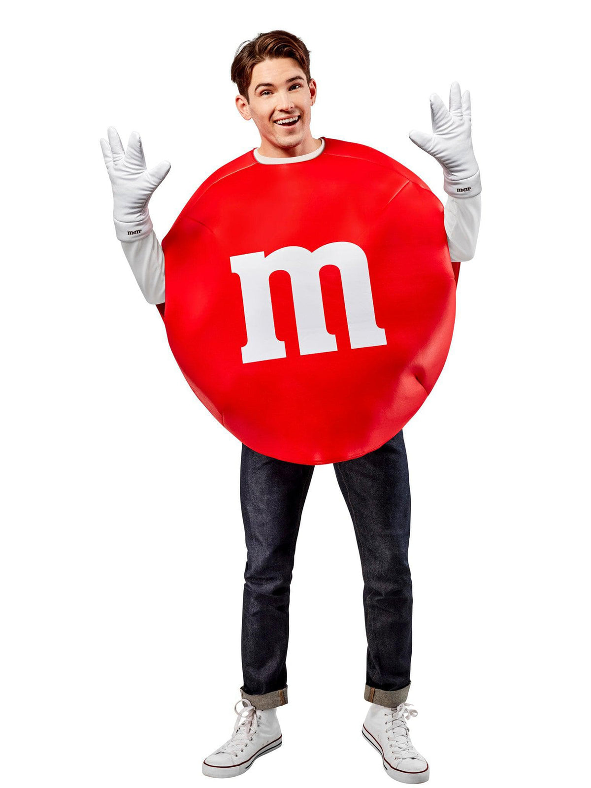 Adult Red M&M's Costume — Costume Super Center