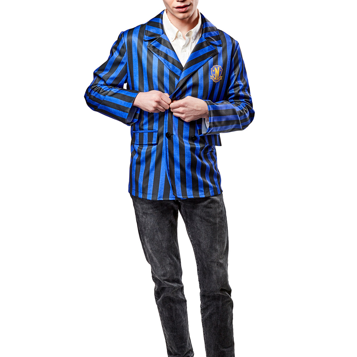 Men's Wednesday Nevermore Academy Uniform Jacket — Costume Super Center