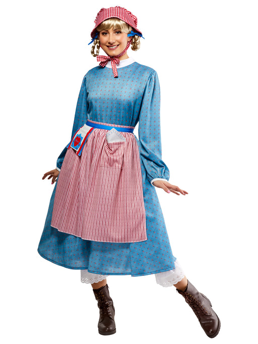 Women's American Girl Kirsten Larson Dress with Bonnet Costume Set - costumesupercenter.com