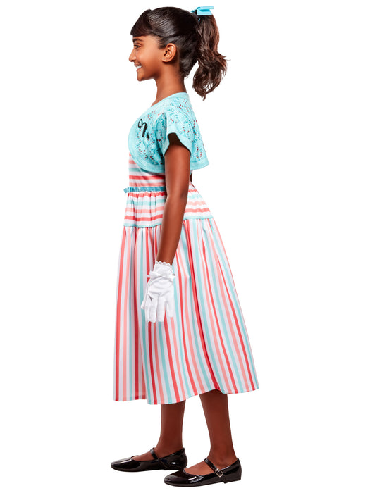 Girls' American Girl Maryellen Larkin Dress with Shrug Costume Set - costumesupercenter.com
