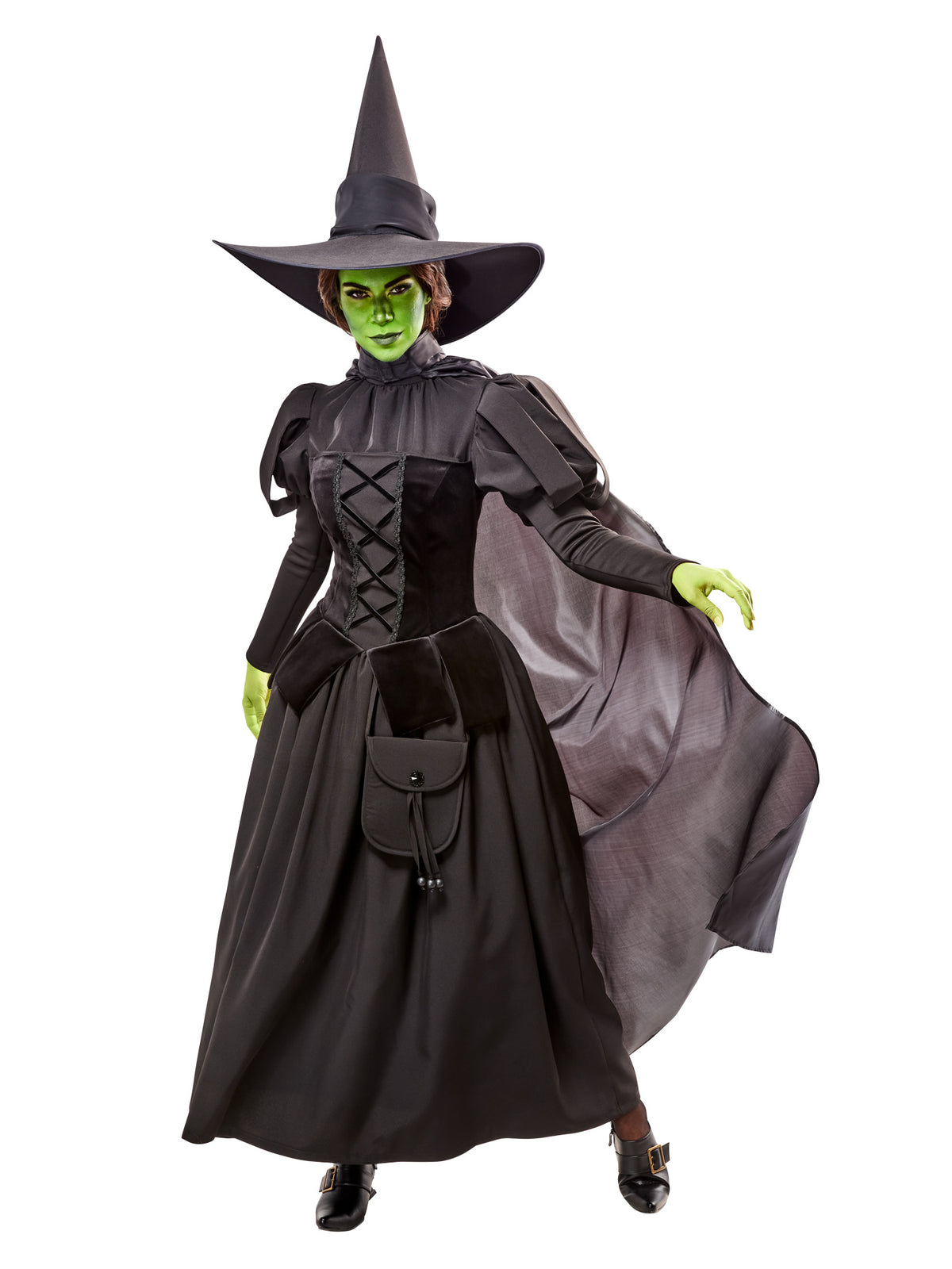 Wizard Of Oz Wicked Witch Sequin Dress Child Costume - Glittery Halloween Outfit, Medium - View #11