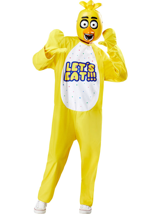 Adult Five Nights at Freddy's Movie Chica Costume with Mask - costumesupercenter.com