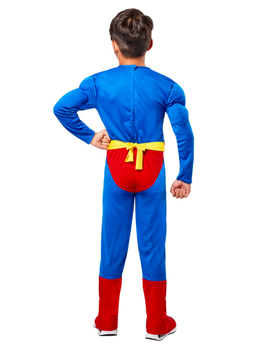 Deluxe Muscle Chest Superman Child - costumesupercenter.com