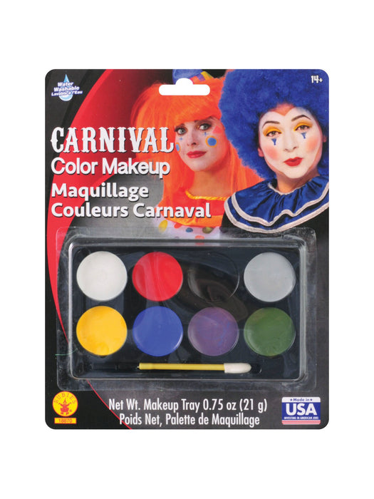 Carnival Color Adult Makeup Kit - costumesupercenter.com