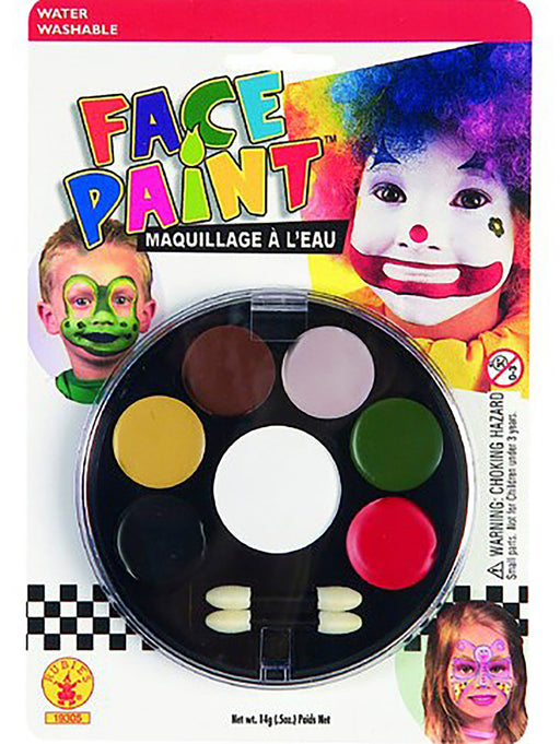 Adult 7 Color Tray Aqua Makeup - costumesupercenter.com