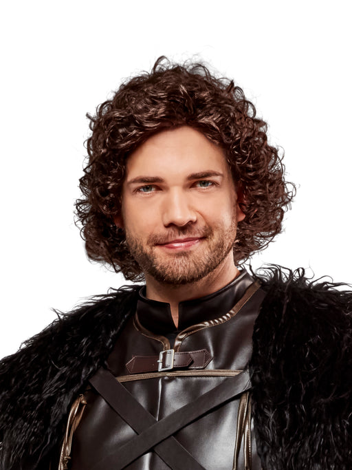 Men's Game of Thrones Jon Snow Brown Wig - costumesupercenter.com