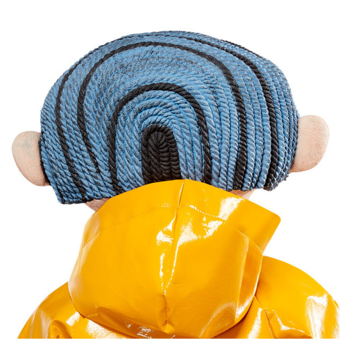 Women's Coraline Doll Overhead Latex Mask - Deluxe - costumesupercenter.com