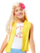 Girls' American Girl Julie Albright Hippie Blonde Wig with Braid - costumesupercenter.com