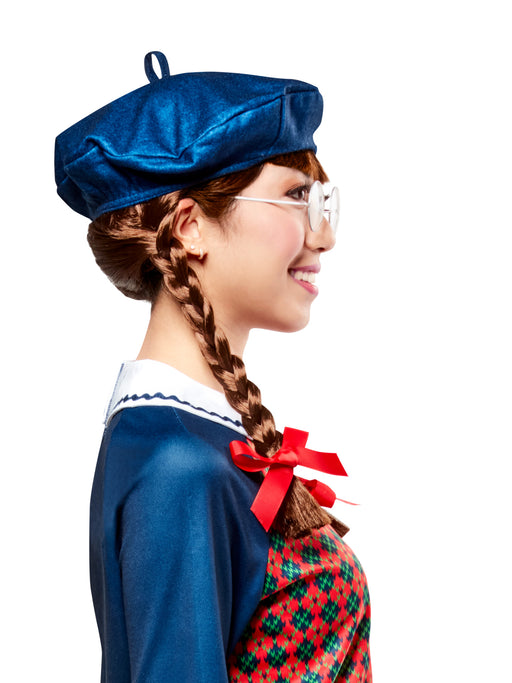 Women's American Girl Molly McIntire Brown Braided Ponytail Wig - costumesupercenter.com