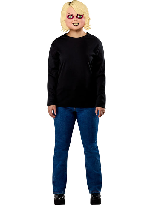 Women's Bride of Chucky Tiffany Half Mask - costumesupercenter.com