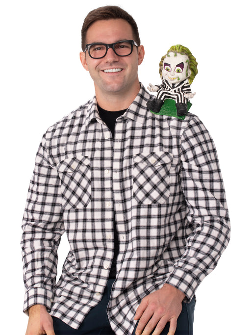 Adult Beetlejuice Shoulder Sitter - costumesupercenter.com