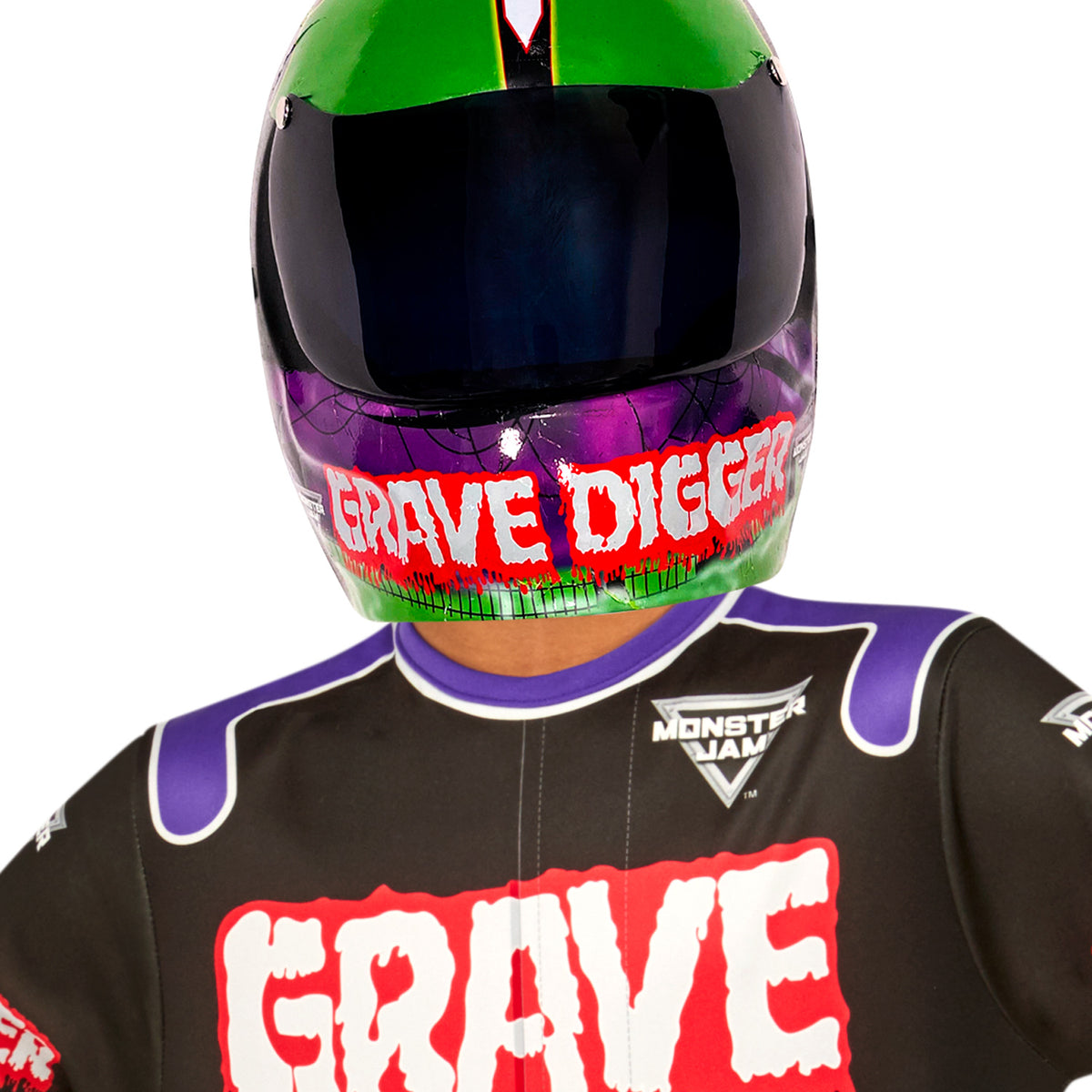 Kids' Monster Jam Grave Digger Half Mask