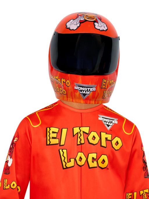 Kids' Monster Jam El Toro Loco Half Mask - costumesupercenter.com
