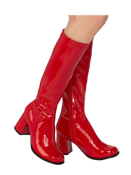 Red Go-go Boots for Adults - costumesupercenter.com