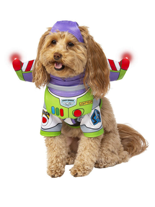 Toy Story Buzz Lightyear Pet Costume - Light Up - costumesupercenter.com