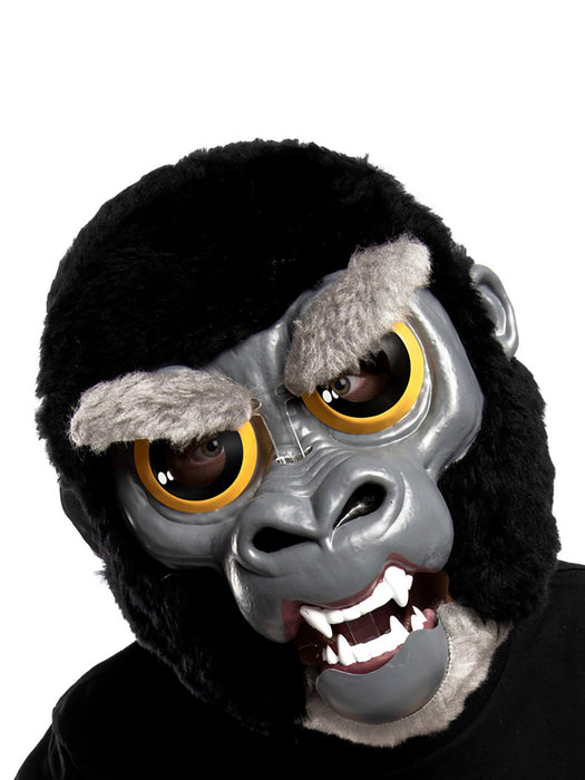 Adult Gorilla Un-Hinged Mask - costumesupercenter.com